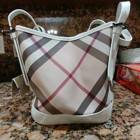 💯Auth. 💕BURBERRY💕 SMALL NAPIER Handbag - Picture 3 of 14